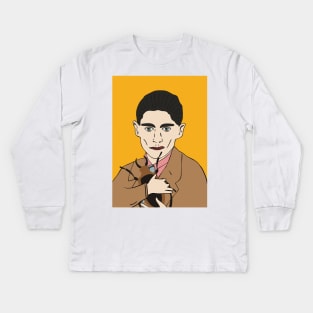 Franz Kafka Kids Long Sleeve T-Shirt